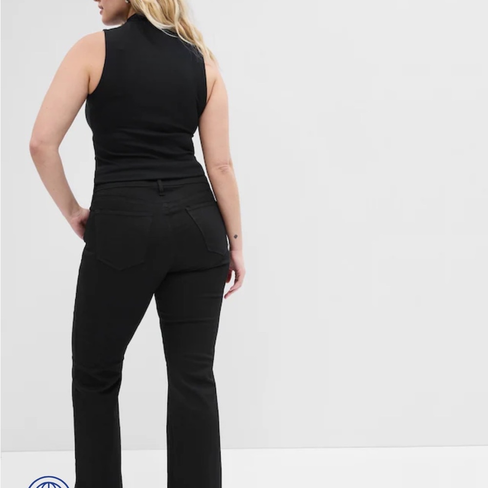 Mid Rise Bootcut Jeans with Washwell - Picture 6 of 6